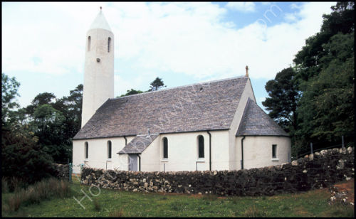 Pencil Steeple Church,
Dervaig, Mull.